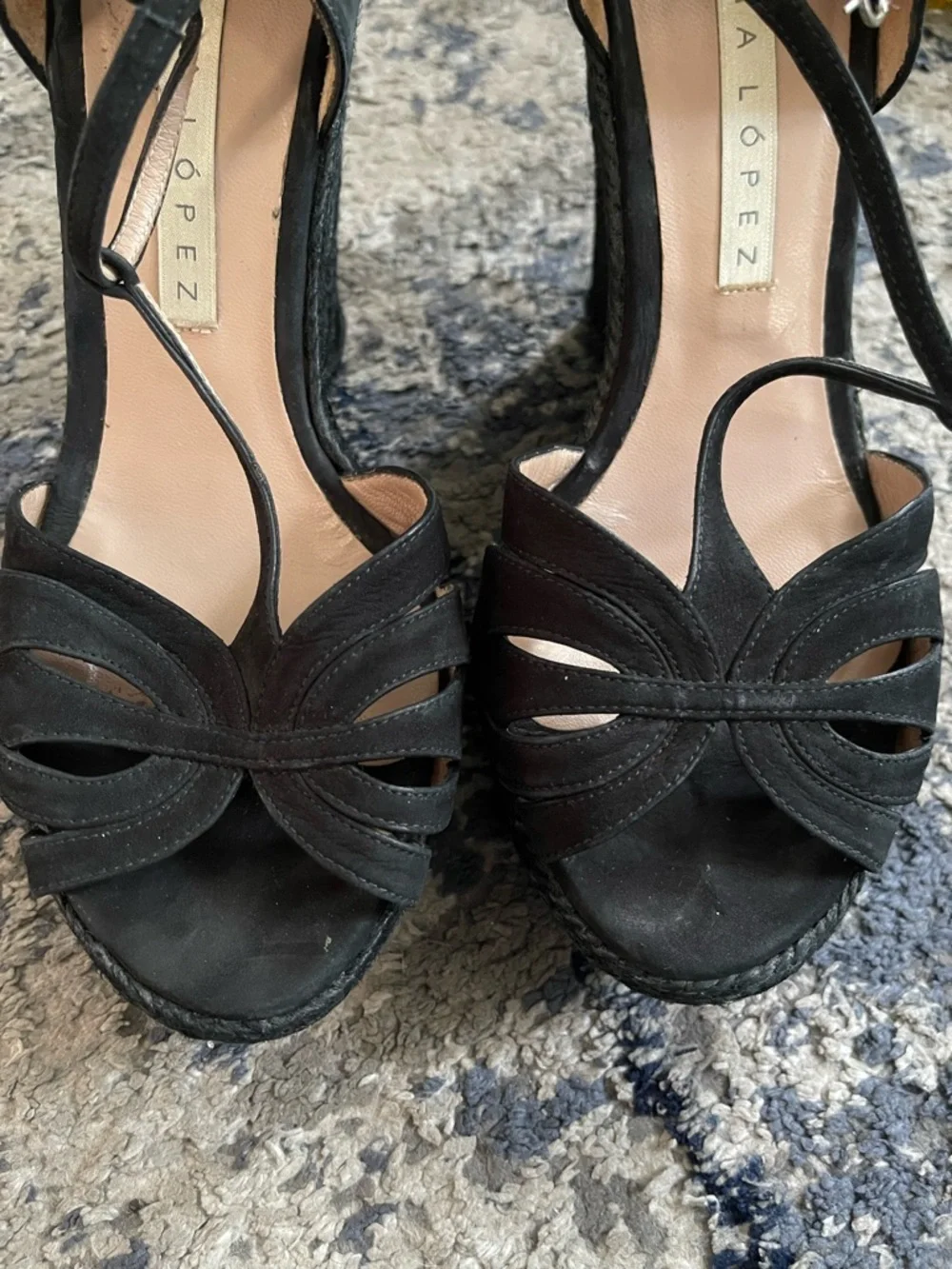 Pura Lopez platform heels
